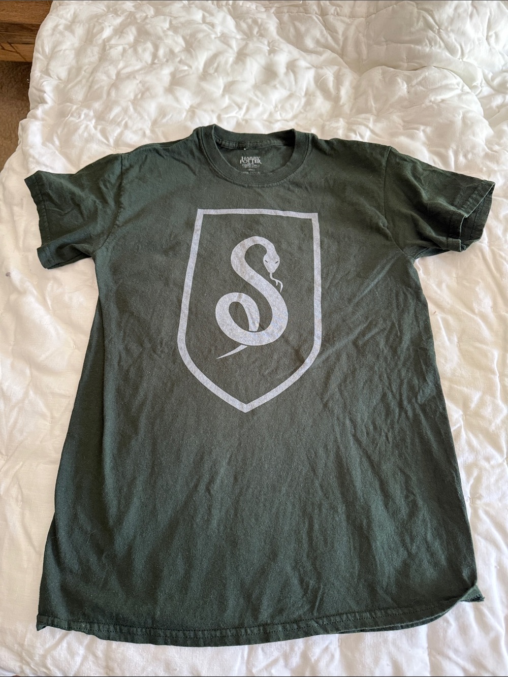 Harry Potter Slytherin Graphic Tee Forest Green Unisex